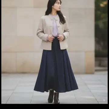 이탈리안 램스킨 스탠드 카라 가죽 자켓 L 베이지