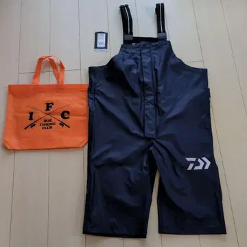글로브라이드 다이와 낚시 바지 L 네이비 하프 살로펫