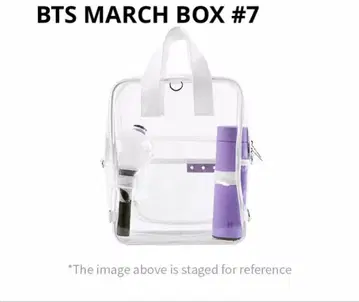 새상품 BTS MARCH BOX #7 CLEAR BAG 백팩 콘서트