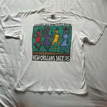 90s anvil NEW ORLEANS JAZZ 티셔츠 앤빌