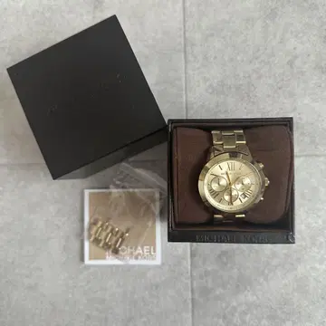 MICHAEL KORS 마이클코어스 골드 크로노그래프 손목시계
