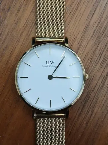 최종 가격 새상품급 Daniel Wellington DW 골드 작동 중