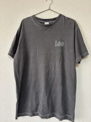 Lee 심플 로고 티셔츠 남성용 L 구제 의류
