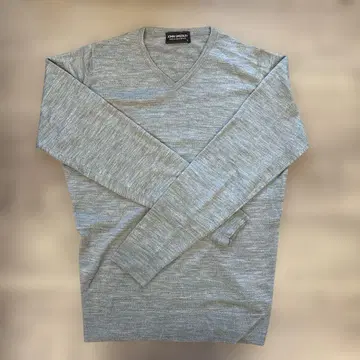 JOHN SMEDLEY 그레이 V넥 스웨터 S