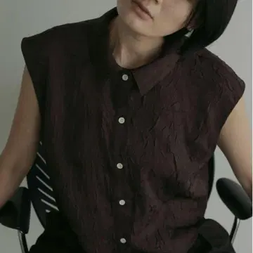 안누크 Washer Sleeveless Shirts