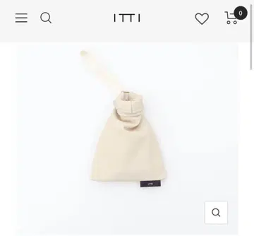 ITTI 화이트 가죽 숄더백