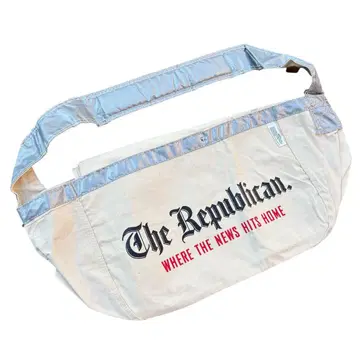 [새상품급] 70년대~80년대 뉴스페이퍼 백 news paper bag