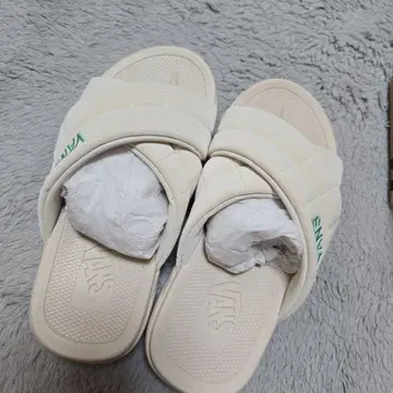 VANS 샌들 V5165 JULIO BEIGE MINT 24 CM