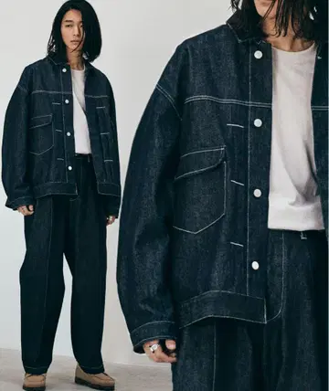 WYM LIDNM HEAVY OZ WIDE DENIM SET-UP