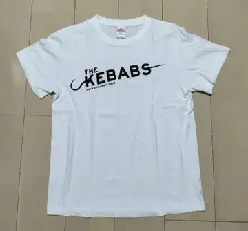 THE KEBABS 로고 티셔츠 S 사이즈 초기 화이트