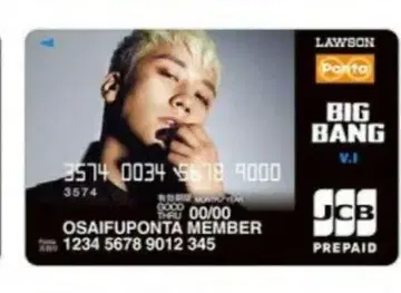 미개봉 BIGBANG 폰타 카드 VI