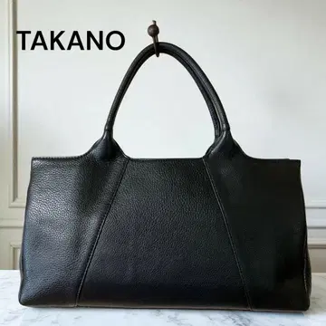 가마쿠라 TAKANO 가죽 백 블랙 일본제