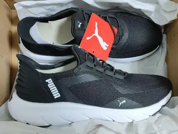 [새상품] PUMA SOFTRIDE 블랙 스니커즈 슬립온 25.0