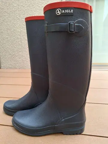 AIGLE 장화 버클 레인부츠