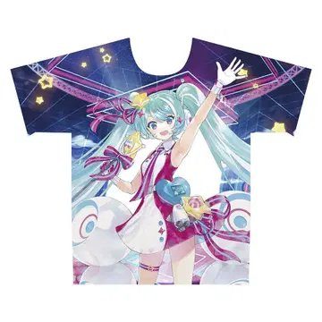하츠네 미쿠 매지컬 미라이 10THANNIVERSARY 풀 그래픽 셔츠