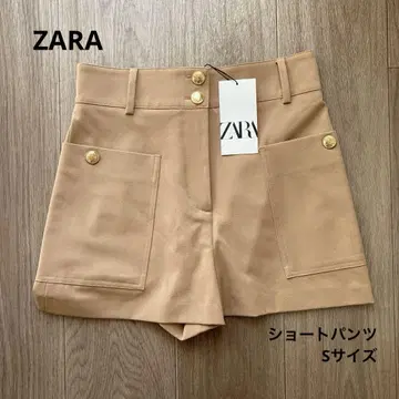 ZARA 자라 숏팬츠 S 사이즈 카멜 베이지