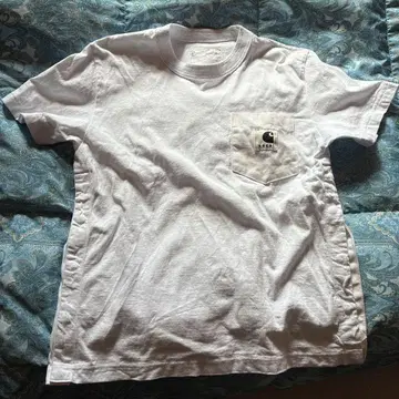 sacai 칼하트 콜라보 화이트 티셔츠 흰색