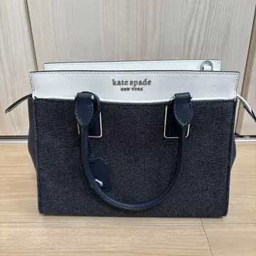 kate spade 숄더백 네이비/화이트