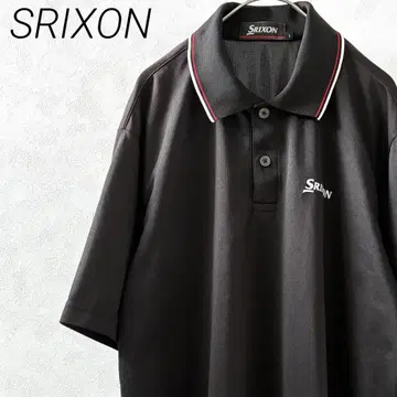 SRIXON 피케 셔츠 반팔 로고 자수 골프웨어 심플 빅 얇은 소재