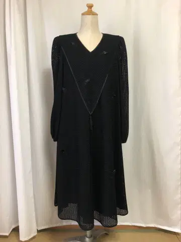 이탈리아 원피스 블랙 레이스