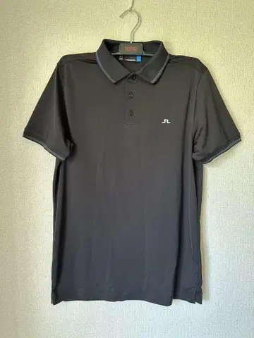 J.LINDEBERG 블랙 피케 셔츠