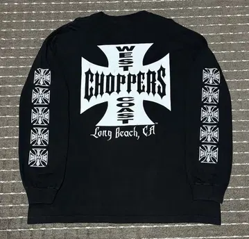 90s XL west coast choppers 롱 슬리브 롱T