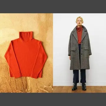 17AW CASHMERE Blend Turtleneck Sweater