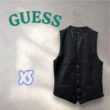 GUESS 게스 블랙 베스트 XS