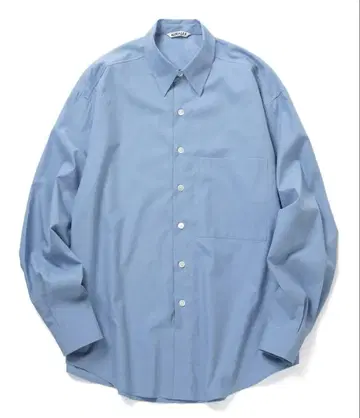 AURALEE WASHED FINX TWILL BIG SHIRT
