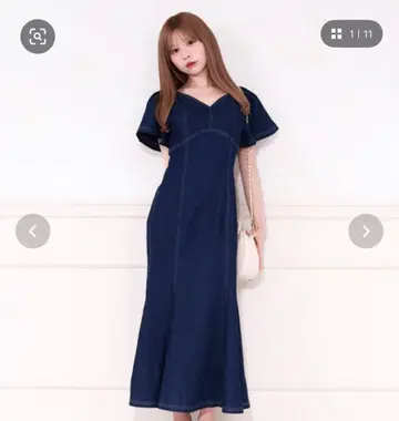 데님 머메이드 원피스 apres jour