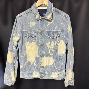 ZARA 1975 데미지 가공 블루 데님 재킷