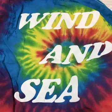 WIND AND SEA TIE DYE L/S TEE 타이다이 롱T
