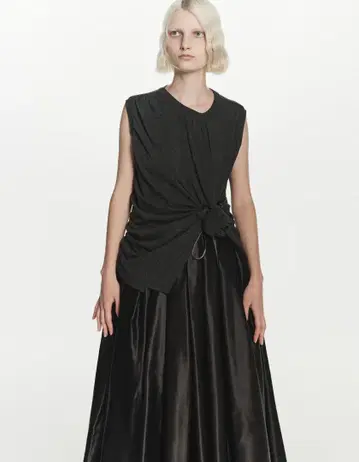 BIBIY TULIP DRAPED TOP