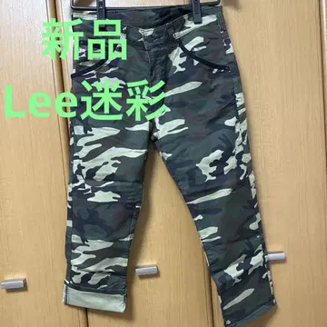 새상품 Lee 카모플라쥬 7부 팬츠