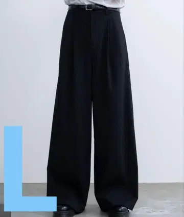 2턱 와이드 스트레이트 슬랙스 SINSS