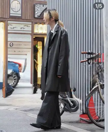 라드 뮤지션 2025 ss 14oz 슬림 플레어 데님 팬츠