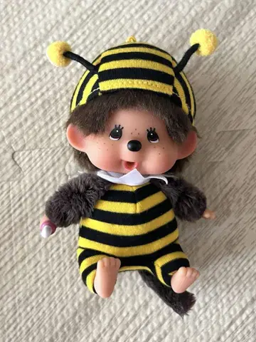 몬치치 꿀벌 얼굴 큰 SS 키체인 키링