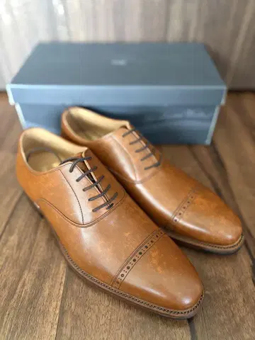 [새상품, 미사용] SCOTCH GRAIN 브라운 가죽 신발