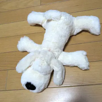 강아지 루크 화이트 엎드려 껴안기 좋은 봉제 인형