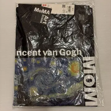 유니클로 MoMA 아트 아이콘 t셔츠 1장 새상품 3XL 고흐