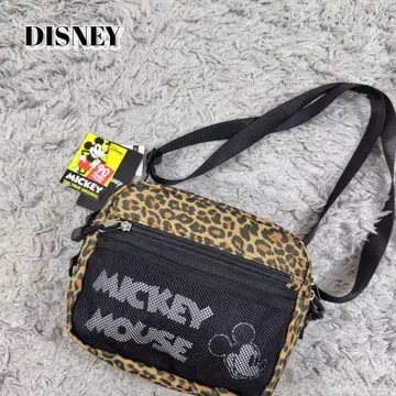 새상품급 DISNEY 숄더백 레오파드 미키마우스