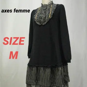 axes femme 엑시즈팜 원피스 프릴 스트라이프