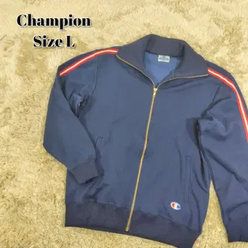 Champion 트랙 자켓 저지 빈티지