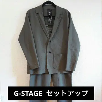 [미품] G-STAGE 그레이 립 니트 셋업