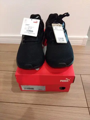 PUMA 블랙 스니커즈 26.5cm