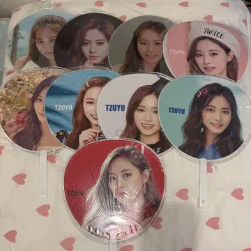 TWICE 쯔위 부채 9개 세트