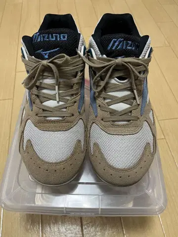 MIZUNO SKY MEDAL 베이지 x 블루 26.5cm