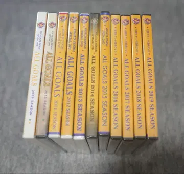 베갈타 센다이 ALL GOALS DVD 세트 2009-2019