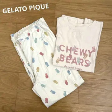 GELATO PIQUE CHEWY BEARS 룸웨어 반팔 롱 바지
