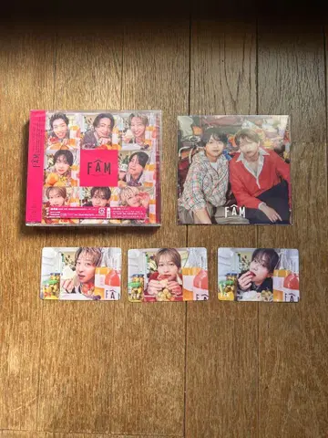 TimelessFAM CD + 트레이딩 카드 4매 세트